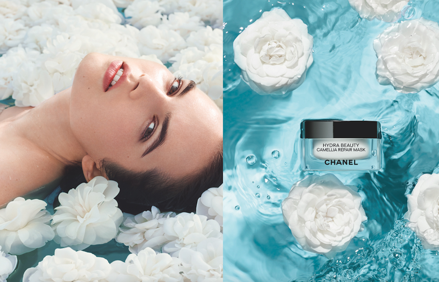 Simona Antonović • CHANEL HYDRA BEAUTY CAMELLIA REPAIR MASK